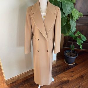 Forecaster of Boston Long Wool Double Breasted Camel Color Coat
